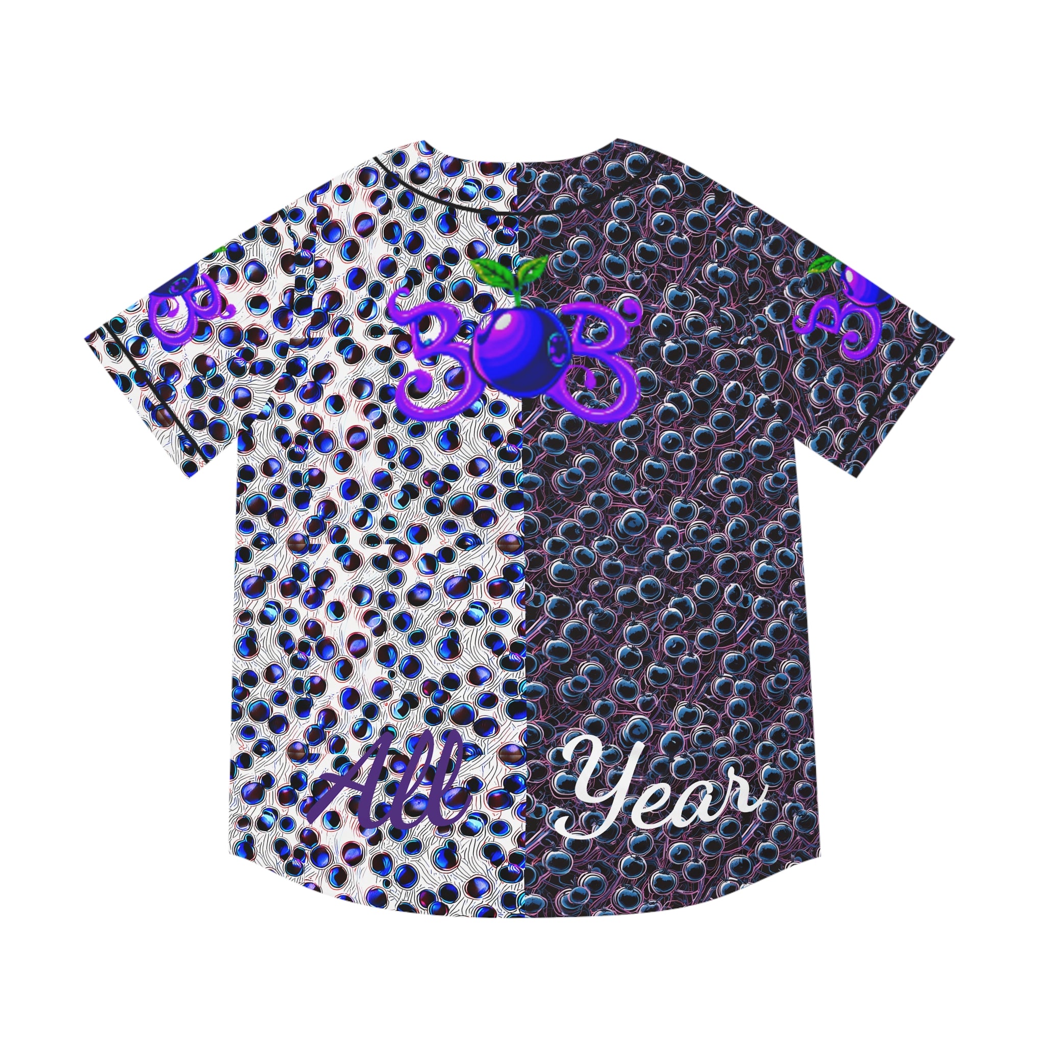 BLueBErry X Dream All Year Men's Baseball Jersey