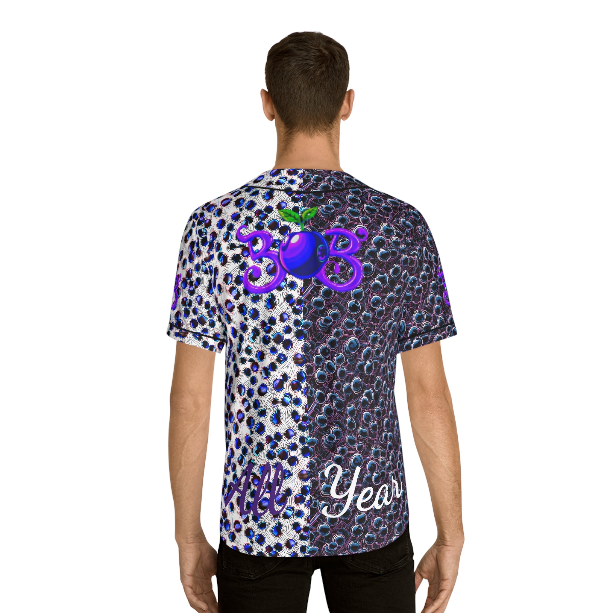 BLueBErry X Dream All Year Men's Baseball Jersey
